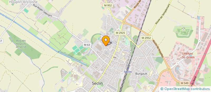 localisation de l'entreprise MONSIEUR HAKIM SEKRANE  SECLIN