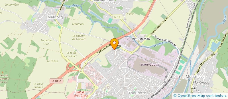 localisation de l'entreprise MONSIEUR HAKIM SELMANI  THOUROTTE