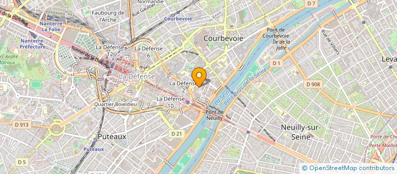 localisation de l'entreprise MONSIEUR HAKIM SLIMANI à COURBEVOIE