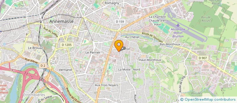 localisation de l'entreprise MONSIEUR HAKIM TAHAR  ANNEMASSE