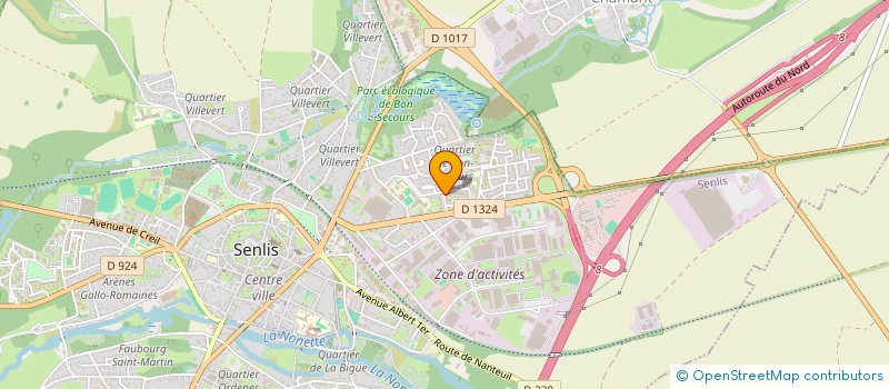 localisation de l'entreprise MONSIEUR HAKIM TAIB  SENLIS