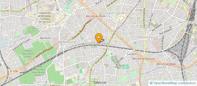 localisation de l'entreprise MONSIEUR HAKIM TARBAGUE  TALENCE