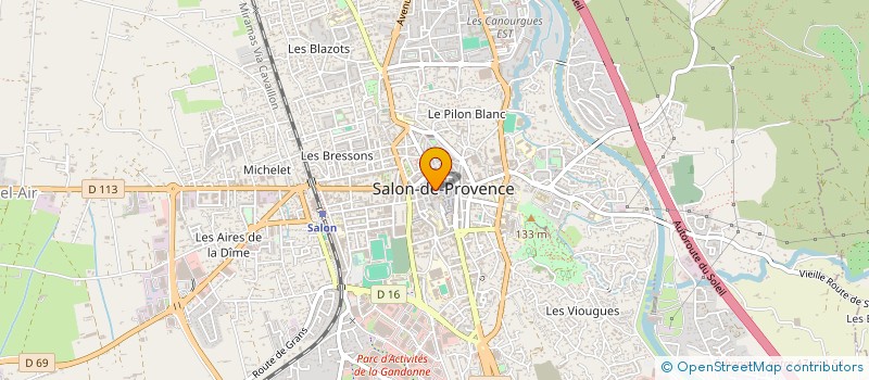 localisation de l'entreprise MONSIEUR HAKIM TEBIEL  SALON-DE-PROVENCE