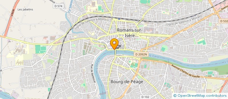 localisation de l'entreprise MONSIEUR HAKIM TOUATI  ROMANS-SUR-ISERE