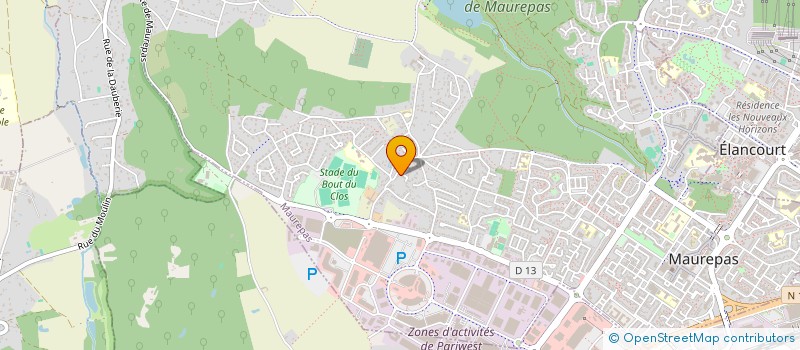 localisation de l'entreprise MONSIEUR HAKIM TOUCHIT  MAUREPAS