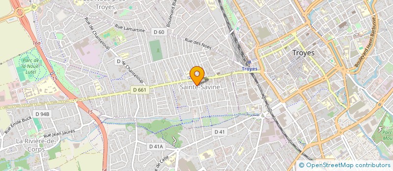 localisation de l'entreprise MONSIEUR HAKIM WISS  SAINTE-SAVINE