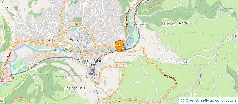 localisation de l'entreprise MONSIEUR HAKIM ZANFARI  FIGEAC