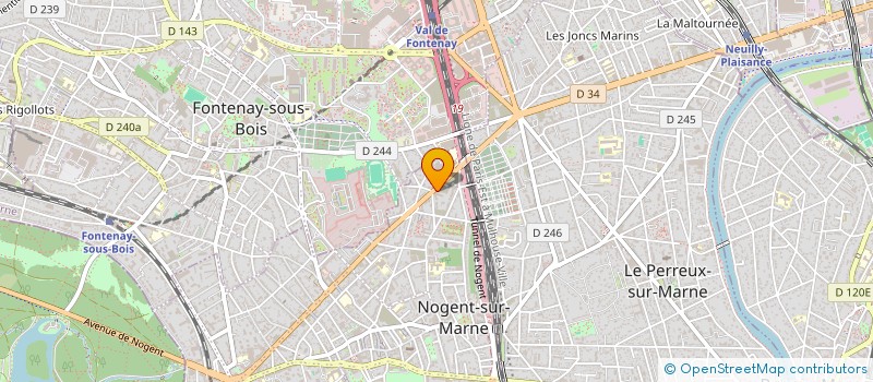 localisation de l'entreprise MONSIEUR HAKIM ZAOUD  NOGENT-SUR-MARNE