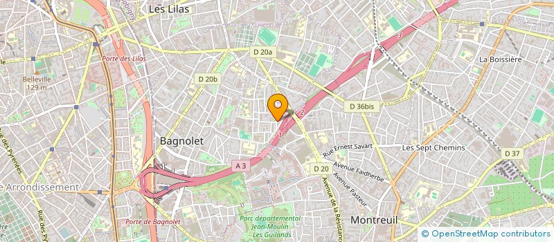 localisation de l'entreprise MONSIEUR HAKIM ZEHAR à BAGNOLET
