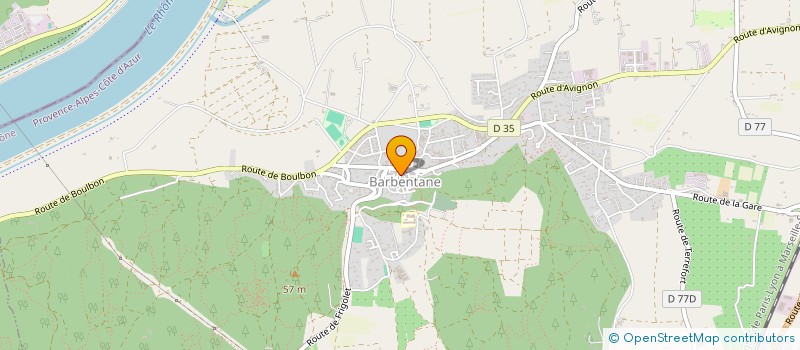 localisation de l'entreprise MONSIEUR HAKIM ZENBOUT  BARBENTANE