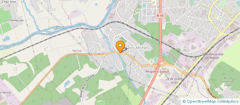 localisation de l'entreprise MONSIEUR HAKIME BOUDJILALI  SAINT-MICHEL