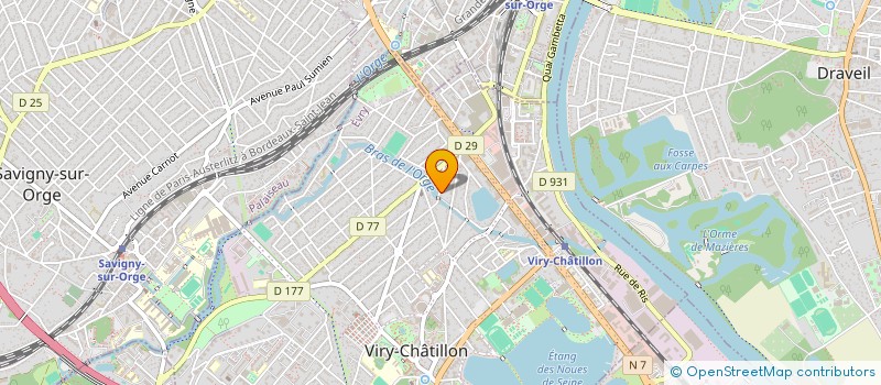 localisation de l'entreprise MONSIEUR HAKIME FETHALLAH à VIRY-CHATILLON