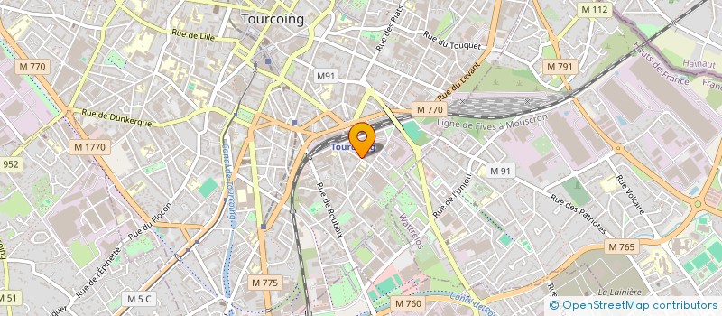 localisation de l'entreprise MONSIEUR HAKIME LAHOUAZI  TOURCOING