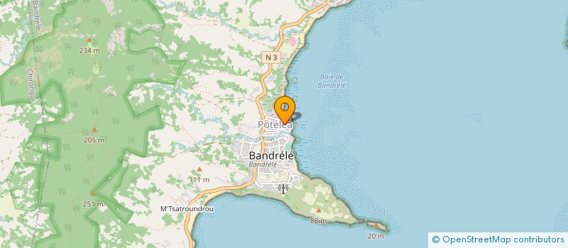 localisation de l'entreprise MONSIEUR HAKIME MIKIDADI à BANDRELE