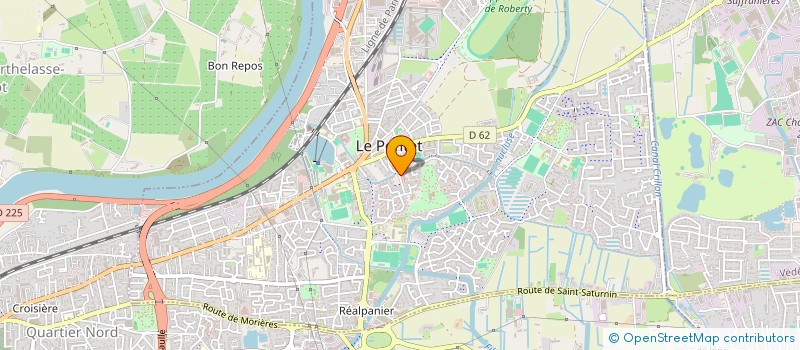 localisation de l'entreprise MONSIEUR HAKKI ALTINDAG  LE PONTET