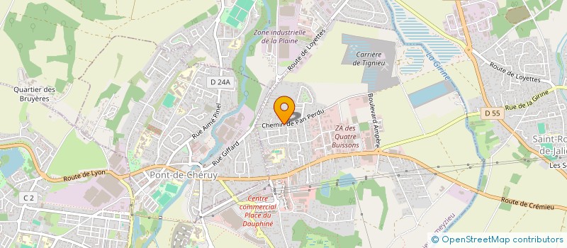 localisation de l'entreprise MONSIEUR HAKOB KHACHATRYAN  TIGNIEU-JAMEYZIEU