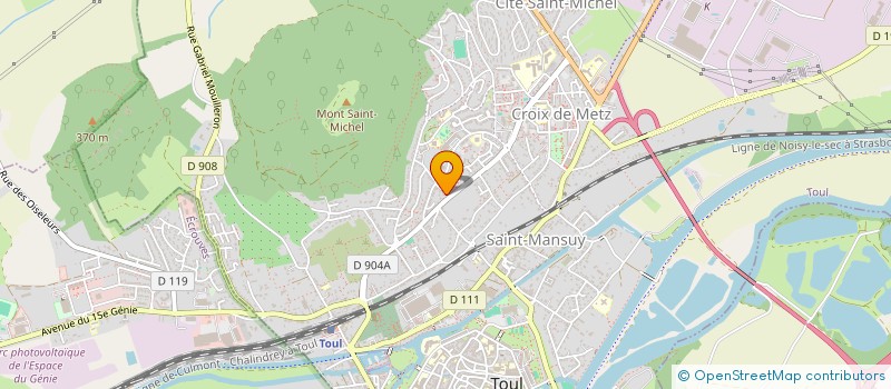 localisation de l'entreprise MONSIEUR HAKOB PINAMIAN  TOUL