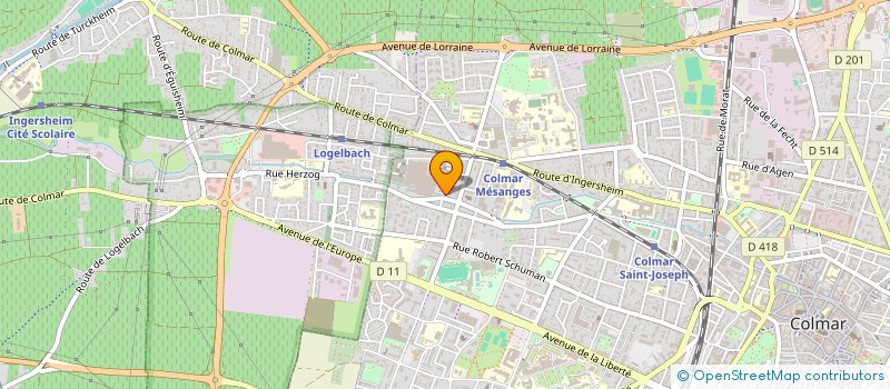 localisation de l'entreprise MONSIEUR HAKOUM TLIHATE  COLMAR