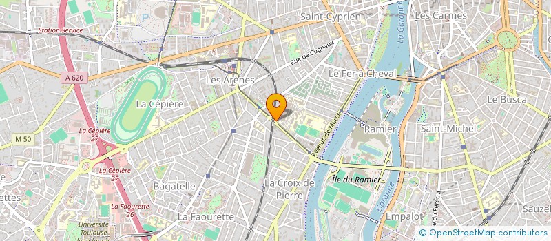 localisation de l'entreprise MONSIEUR HALANE LAVILLE à TOULOUSE