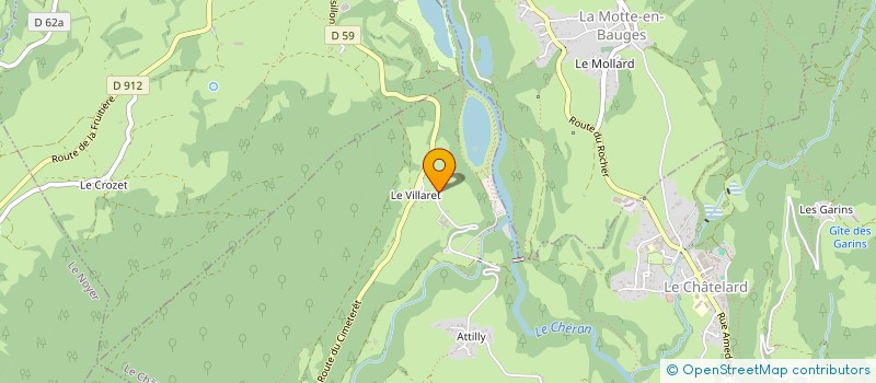 localisation de l'entreprise MONSIEUR HALDOR HARDY  LE CHATELARD