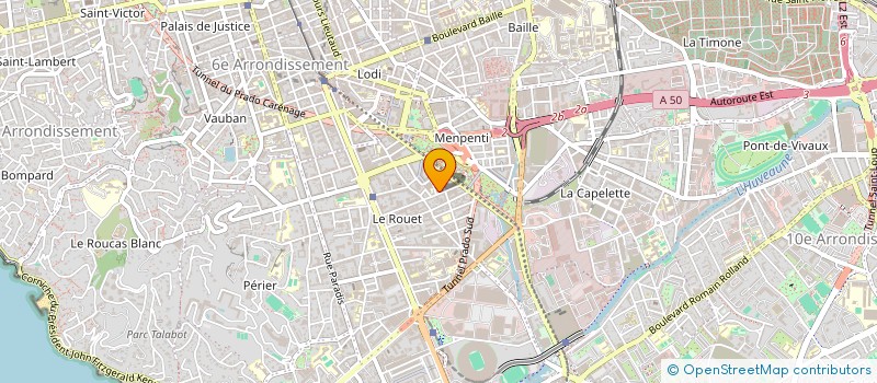 localisation de l'entreprise MONSIEUR HALEM JALINA  MARSEILLE