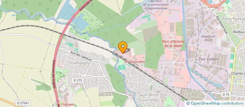 localisation de l'entreprise MONSIEUR HALID HALILOVIC  SAINT-BRICE-COURCELLES