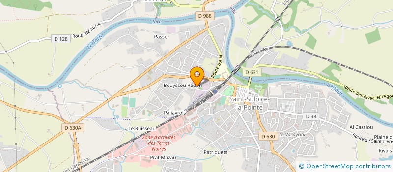 localisation de l'entreprise MONSIEUR HALIDE TAFZAOUI à SAINT-SULPICE-LA-POINTE