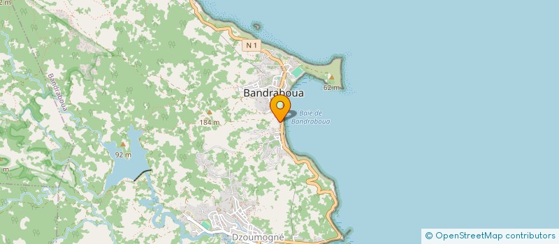 localisation de l'entreprise MONSIEUR HALIDI MOUSSITADRANE à BANDRABOUA