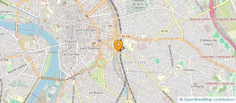 localisation de l'entreprise MONSIEUR HALIDOU ROUAMBA YAOLPOUGDOU  TOULOUSE