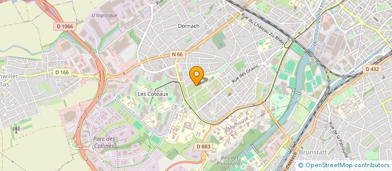 localisation de l'entreprise MONSIEUR HALIL AKYUZ  MULHOUSE