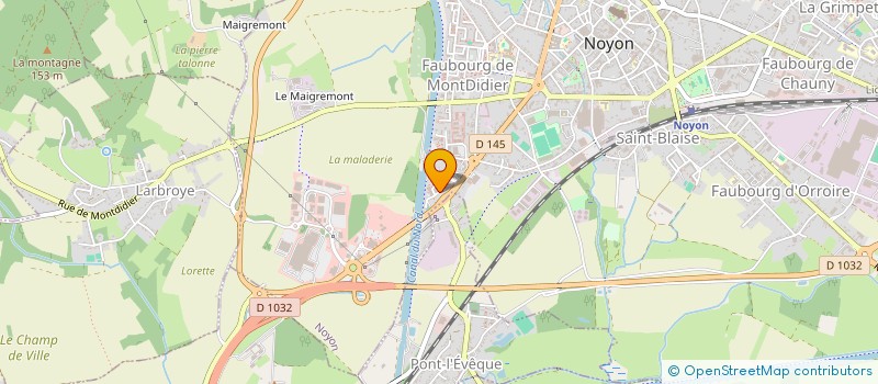 localisation de l'entreprise MONSIEUR HALIL AYDIN  NOYON