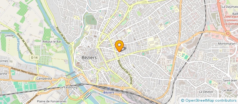 localisation de l'entreprise MONSIEUR HALIL BIRER  BEZIERS