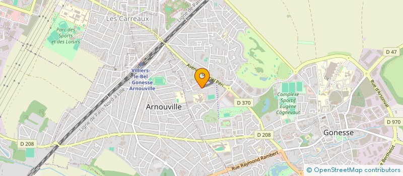 localisation de l'entreprise MONSIEUR HALIL DEMIRBAG à GONESSE