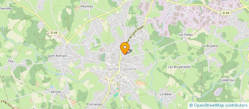 localisation de l'entreprise MONSIEUR HALIL DEVECI  SAINTE-SIGOLENE