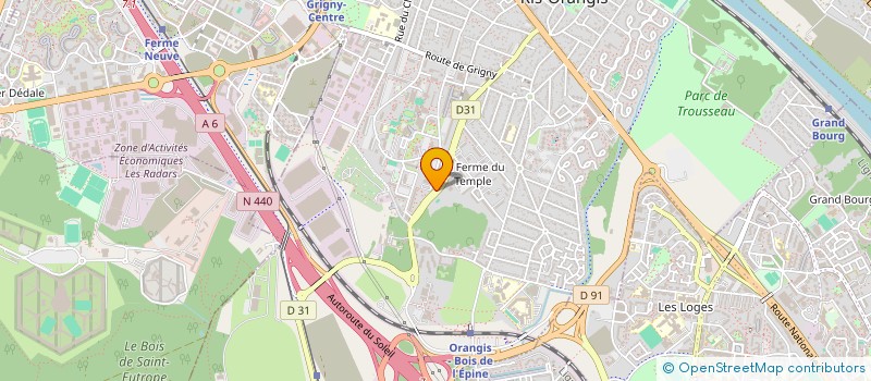 localisation de l'entreprise MONSIEUR HALIL DINLER  RIS-ORANGIS