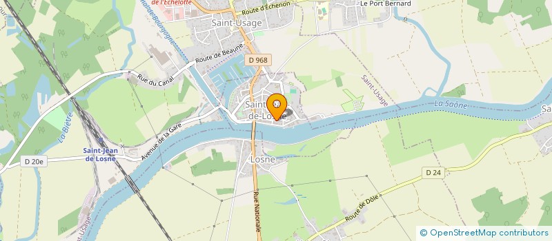 localisation de l'entreprise MONSIEUR HALIL KUTLU  SAINT-JEAN-DE-LOSNE