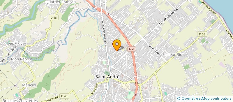 localisation de l'entreprise MONSIEUR HALIL MOHAMED à SAINT-ANDRE