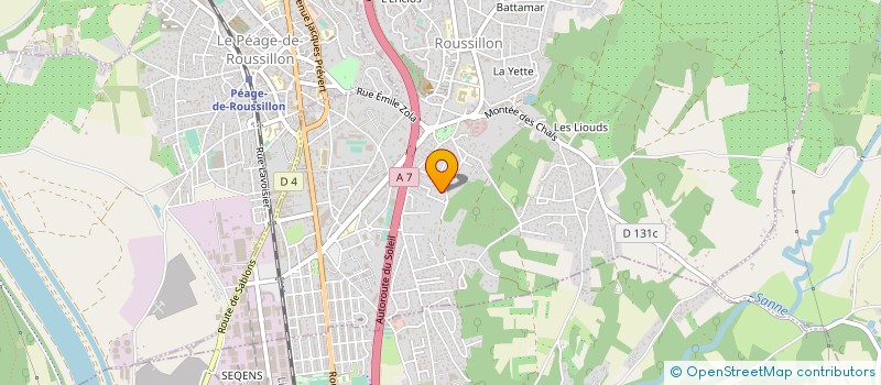 localisation de l'entreprise MONSIEUR HALIL TETIK  ROUSSILLON