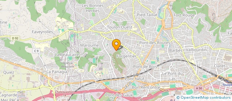 localisation de l'entreprise MONSIEUR HALIL UNAL  TOULON