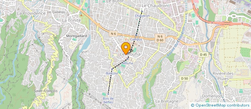 localisation de l'entreprise MONSIEUR HALILOU ACHIRAFFI à SAINT-DENIS