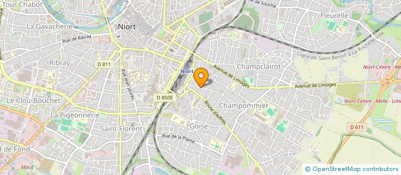 localisation de l'entreprise MONSIEUR HALIM ABLOUH  NIORT