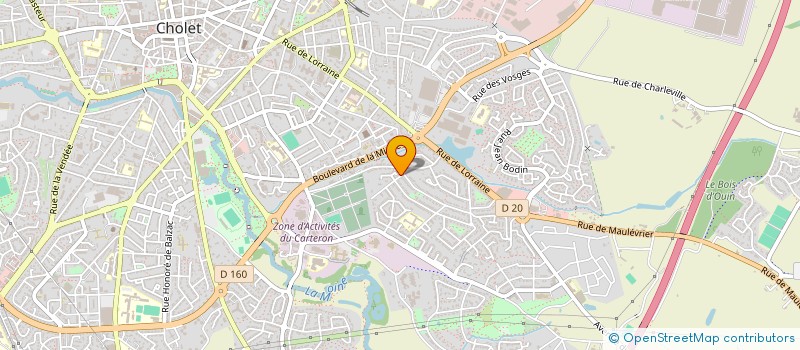 localisation de l'entreprise MONSIEUR HALIM ADAM MOHAMED à CHOLET