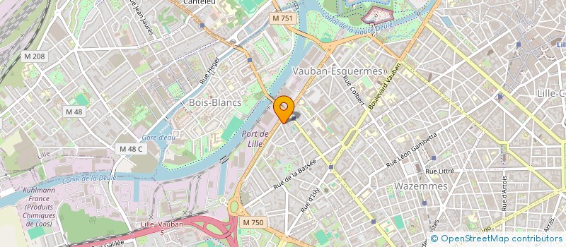 localisation de l'entreprise MONSIEUR HALIM ADJABI  LILLE