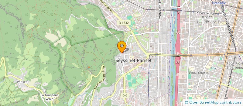 localisation de l'entreprise MONSIEUR HALIM AIT MOUHOUB à SEYSSINET-PARISET