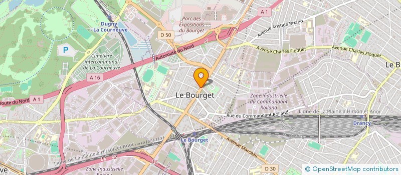 localisation de l'entreprise MONSIEUR HALIM ALOUT à LE BOURGET