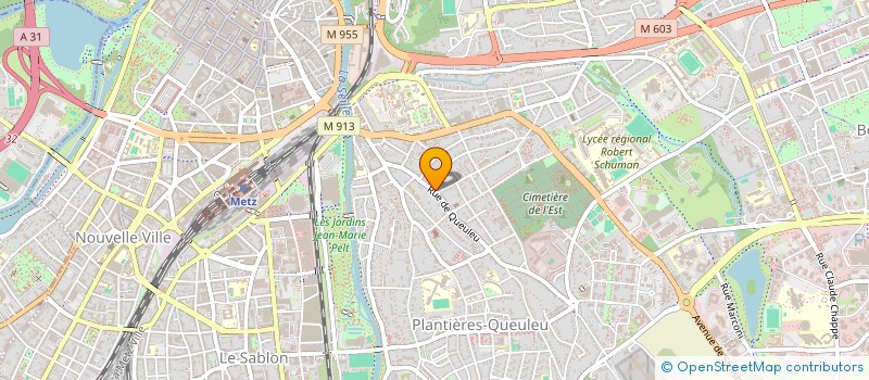 localisation de l'entreprise MONSIEUR HALIM AZZI  METZ