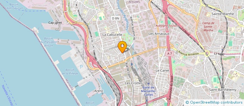 localisation de l'entreprise MONSIEUR HALIM BARKAT à MARSEILLE