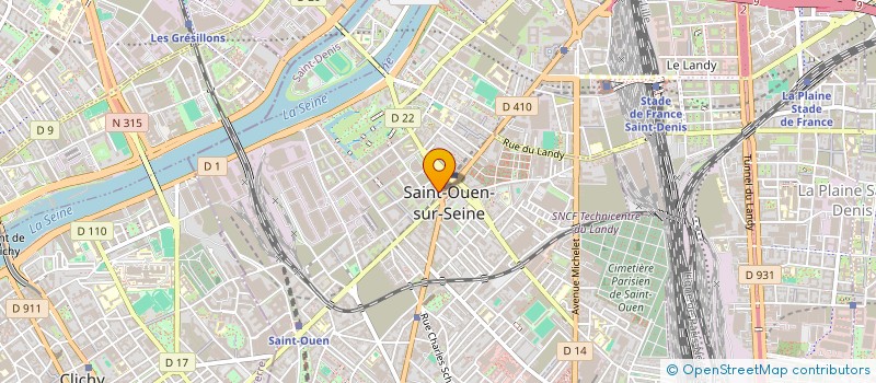 localisation de l'entreprise MONSIEUR HALIM BELAID  SAINT-OUEN-SUR-SEINE