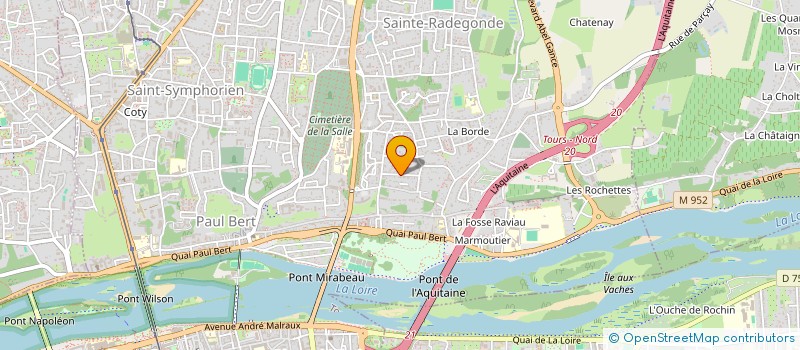 localisation de l'entreprise MONSIEUR HALIM BOUDAHEUR  TOURS