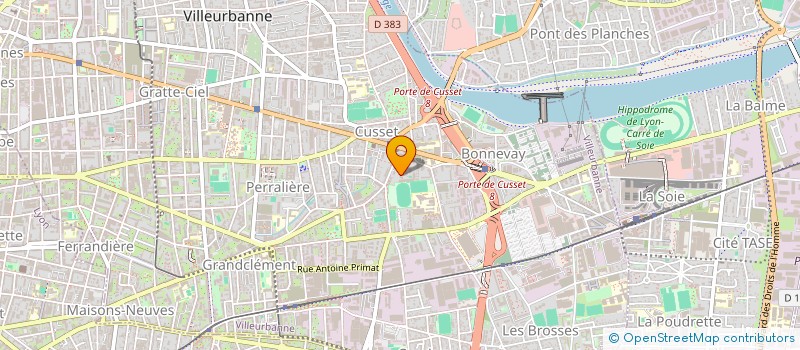 localisation de l'entreprise MONSIEUR HALIM DJAFFAR  VILLEURBANNE